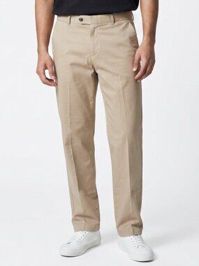 Brooks Brothers Men's Advantage Chino Pants Size 34x34 Hudson Tan Milano EUC